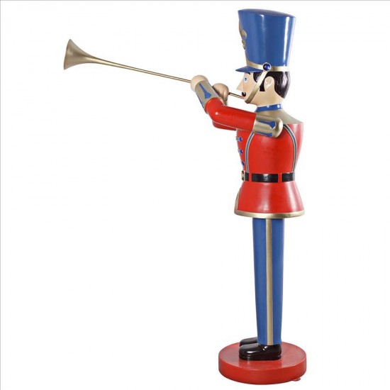 Design Toscano Large Trumpeting Soldier Statue