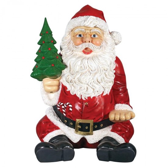 Design Toscano Giant Sitting Santa Claus Statue