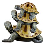 Design Toscano Giant Threes A Crowd Turtle Statue
