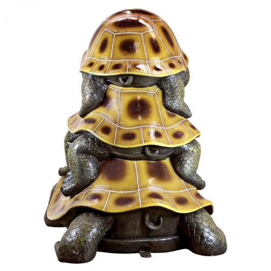 Design Toscano Giant Threes A Crowd Turtle Statue