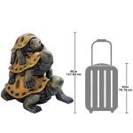 Design Toscano Giant Threes A Crowd Turtle Statue