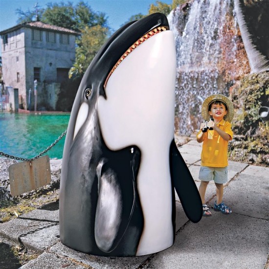 Design Toscano Thar She Blows Killer Whale Statue