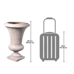 Design Toscano Viennese Architectural Garden Urn Large