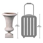 Design Toscano Viennese Architectural Garden Urn Medium