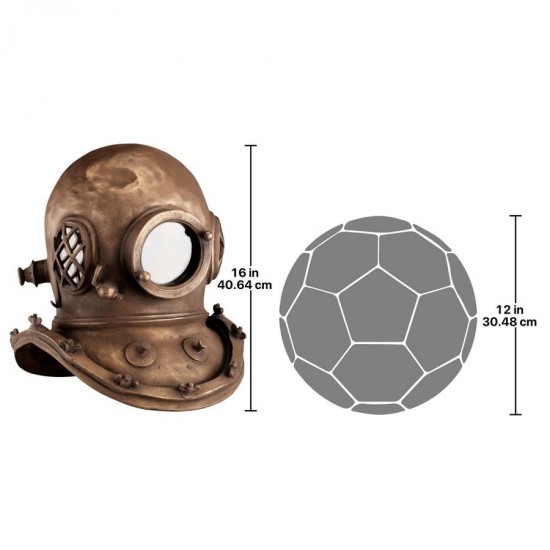 Design Toscano Large Replica Deep Sea Divers Helmet