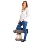 Design Toscano Mystic Mushroom Garden Stool