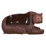 Design Toscano Brown Grizzly Bear Bench