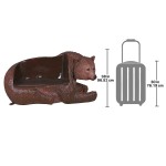 Design Toscano Brown Grizzly Bear Bench