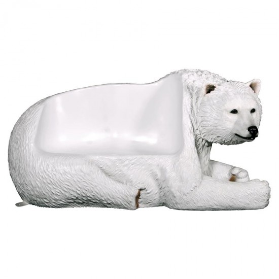 Design Toscano Polar Bear Bench