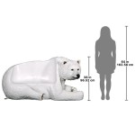 Design Toscano Polar Bear Bench