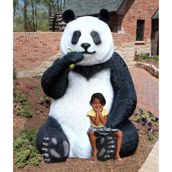 Design Toscano Fantong Oversized Panda With Paw Seat