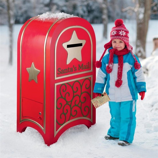 Design Toscano Santas Continental Holiday Mailbox