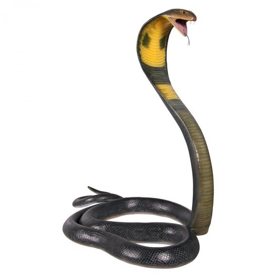 Design Toscano King Cobra Life Size Snake Statue