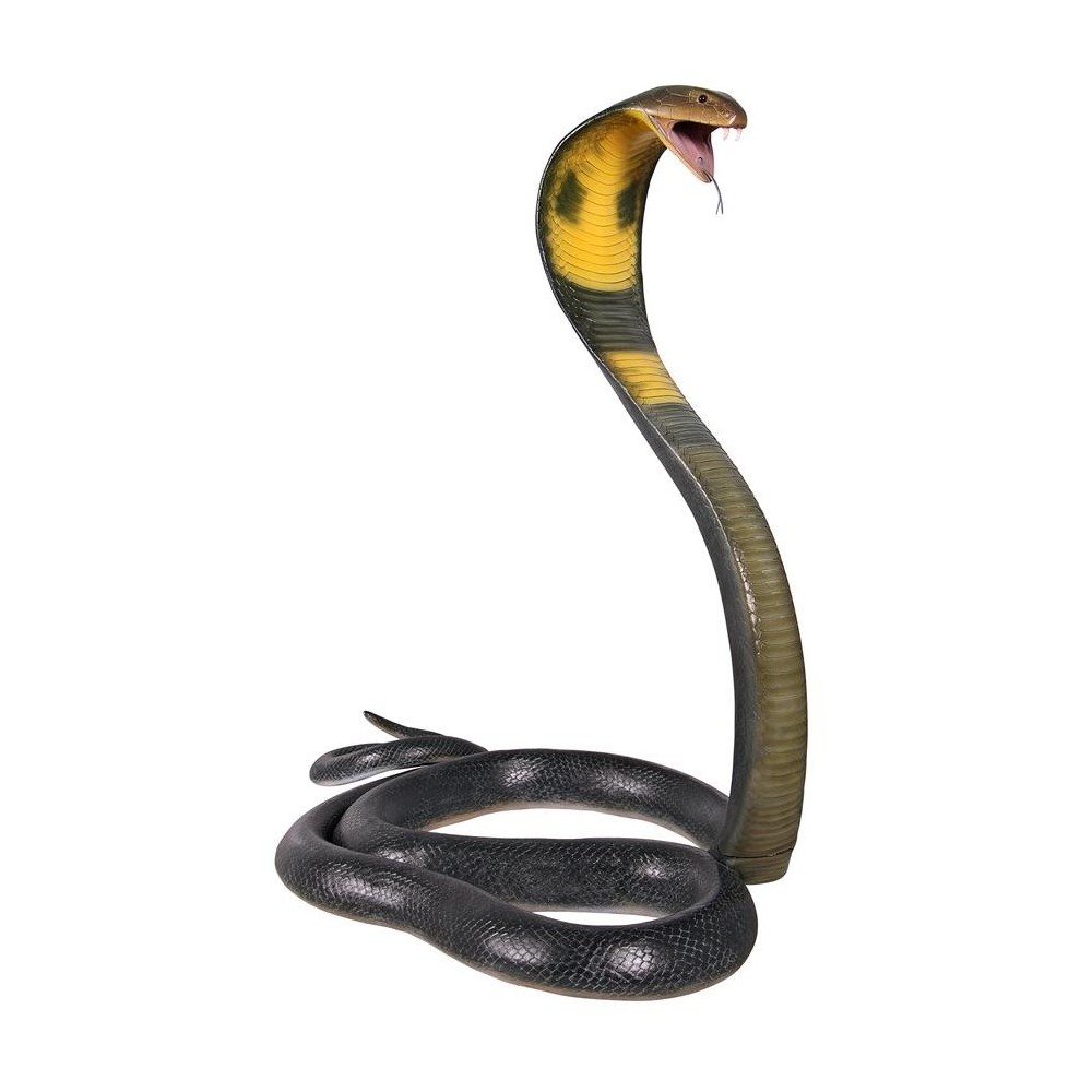 Design Toscano King Cobra Life Size Snake Statue