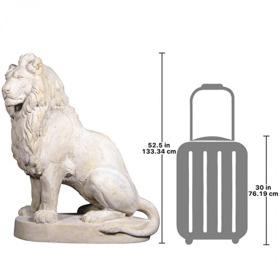 Design Toscano Stately Chateau Lion Statue Right