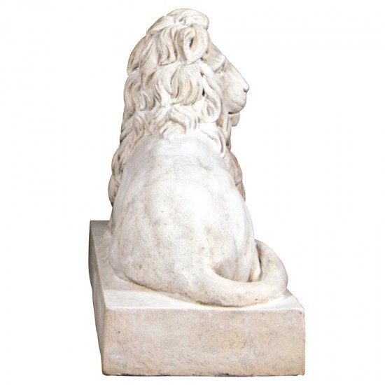 Design Toscano Castle Courtyard Lion Sentinel Facing Right