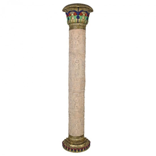 Design Toscano Giant Column Of Luxor Wall Sculpture