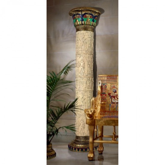 Design Toscano Giant Column Of Luxor Wall Sculpture