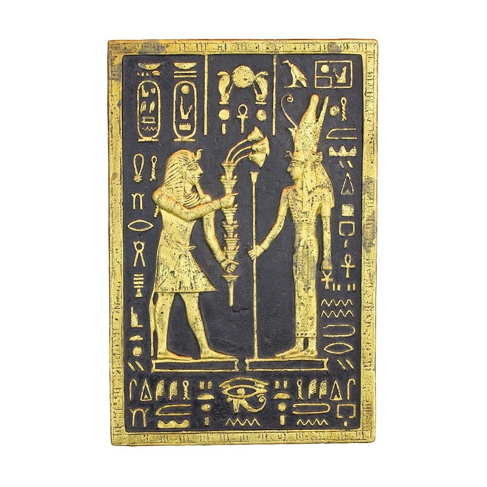Design Toscano Pharaoh Seti Offering To Mut Plaque Design Toscano Pharaoh Seti Offering To Mut Plaque