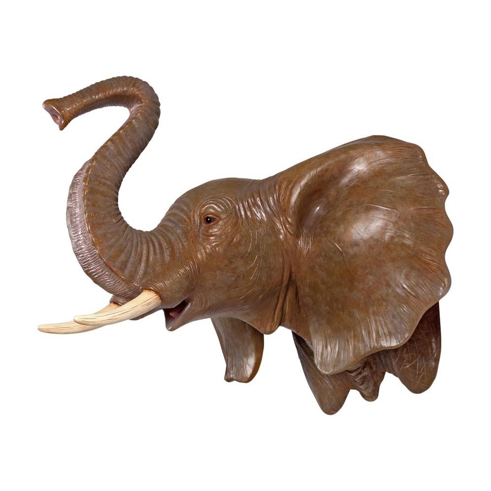 Design Toscano Elephant Head Wall Decor