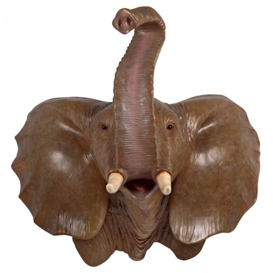 Design Toscano Elephant Head Wall Decor