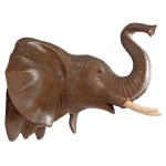 Design Toscano Elephant Head Wall Decor