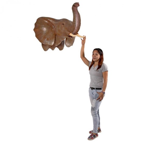 Design Toscano Elephant Head Wall Decor