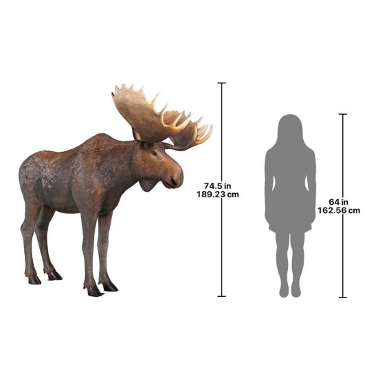 Design Toscano Full Size Moose Statue