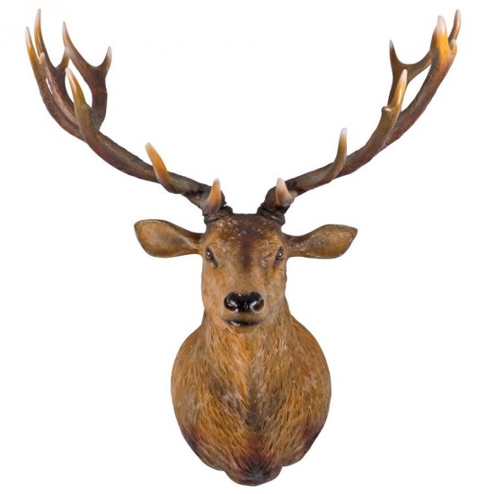 Design Toscano Grand Stag Head Wall Decor