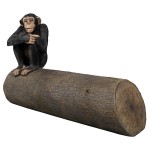 Design Toscano Monkey See Monkey Do Chimpanzee Bench