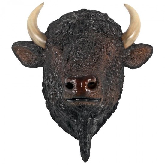 Design Toscano American Bison Head Wall Decor