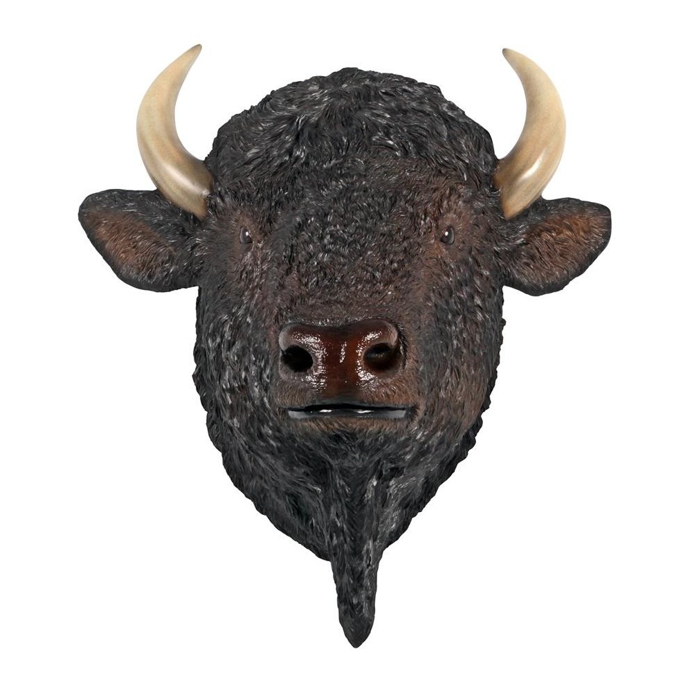 Design Toscano American Bison Head Wall Decor