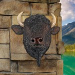 Design Toscano American Bison Head Wall Decor