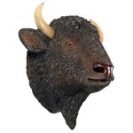 Design Toscano American Bison Head Wall Decor