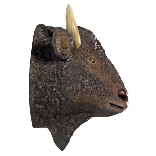 Design Toscano American Bison Head Wall Decor
