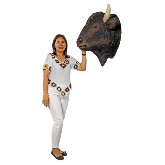 Design Toscano American Bison Head Wall Decor
