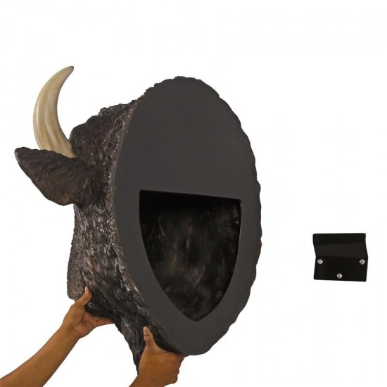 Design Toscano American Bison Head Wall Decor