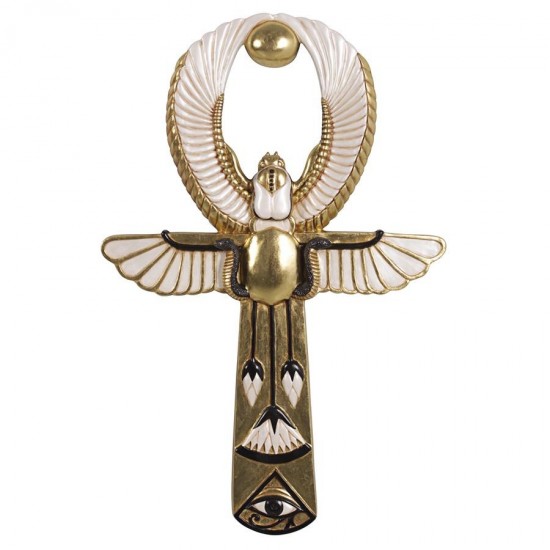 Design Toscano Egyptian Amun Re Ankh Wall Sculpture