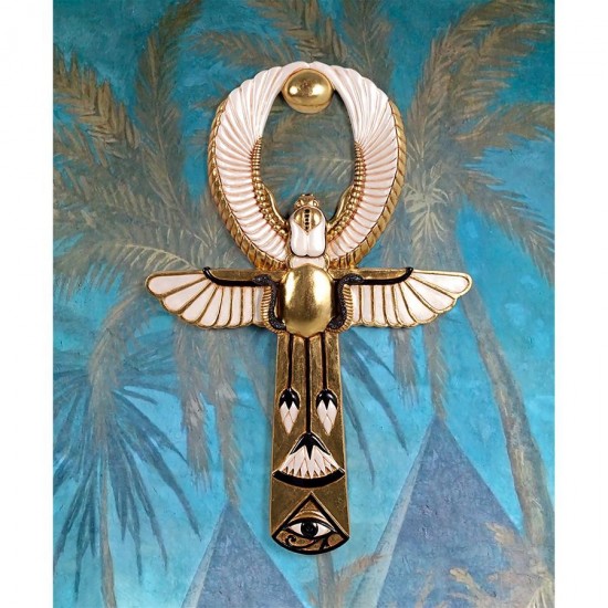 Design Toscano Egyptian Amun Re Ankh Wall Sculpture