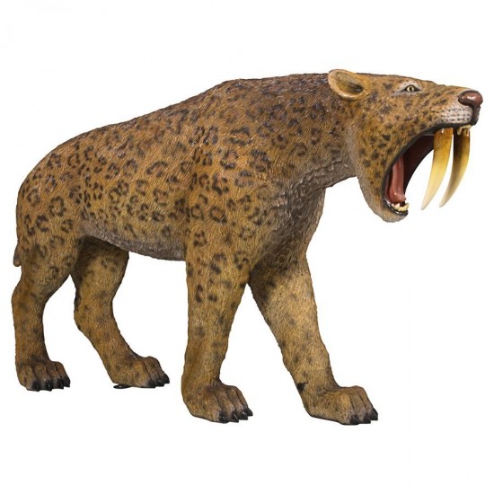 Design Toscano Sabre Toothed Tiger Statue