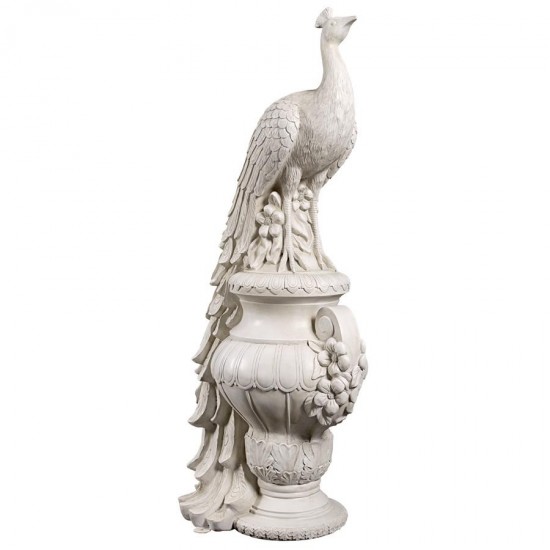 Design Toscano Giant Staverden Peacock On Urn