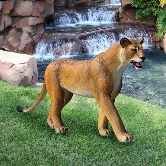 Design Toscano Walking Lioness Statue