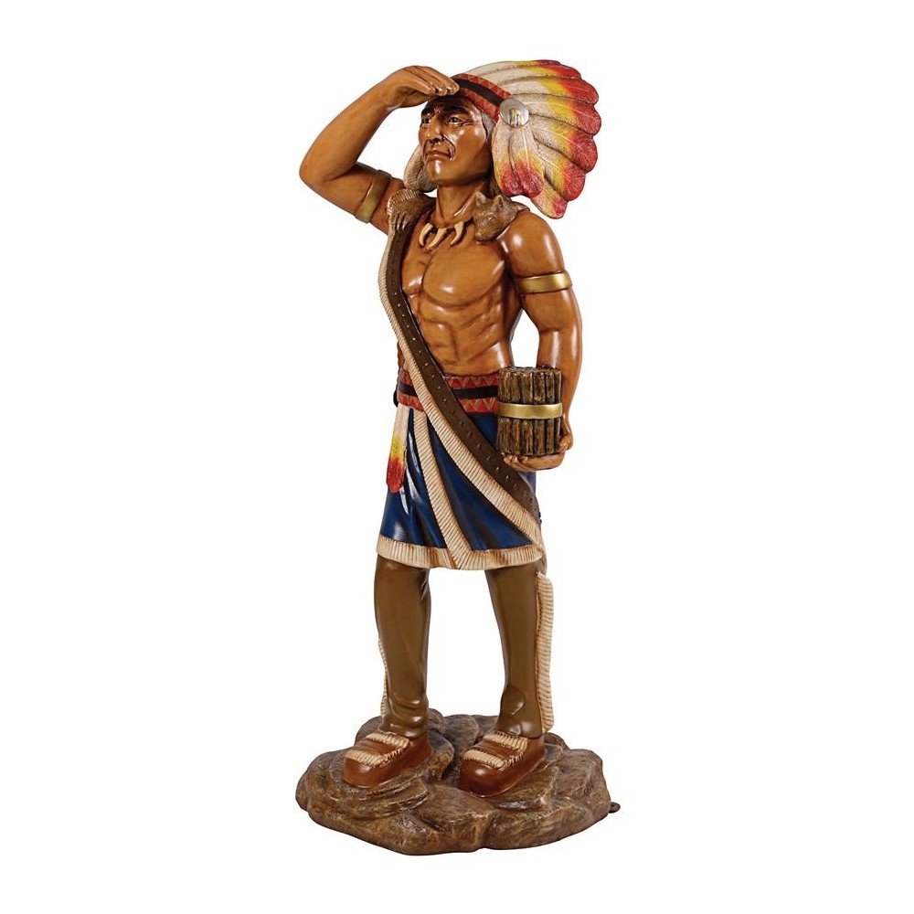 Design Toscano Tobacco Store Indian Statue Large