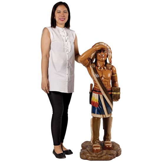 Design Toscano Tobacco Store Indian Statue Large