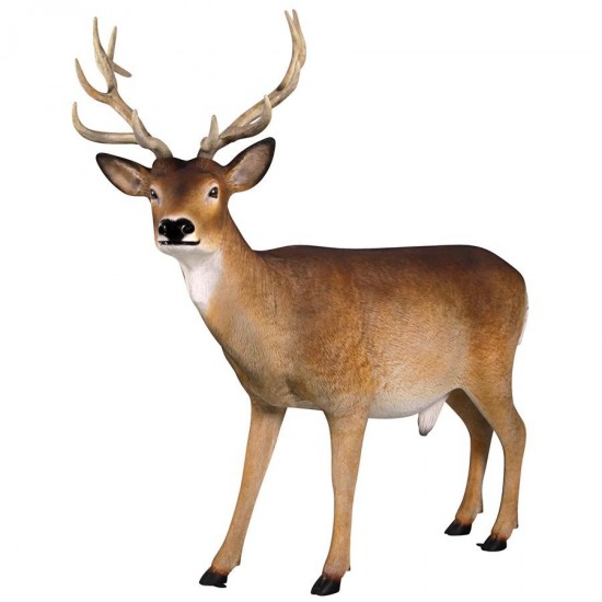 Design Toscano Buck White Tailed Deer Statue