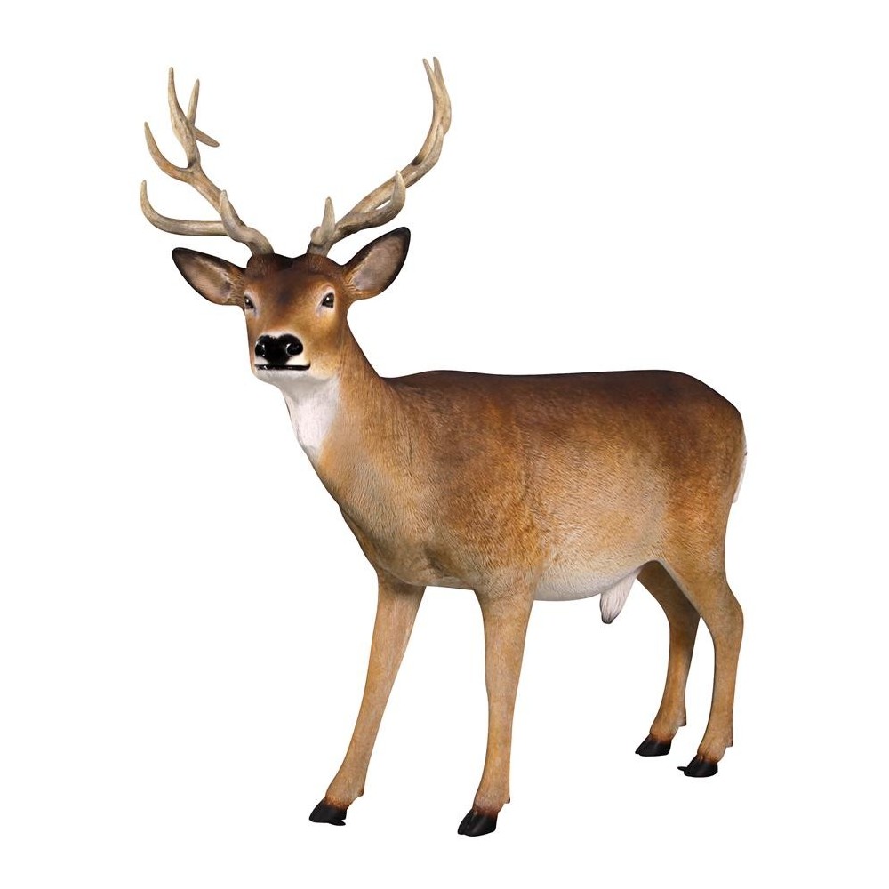 Design Toscano Buck White Tailed Deer Statue