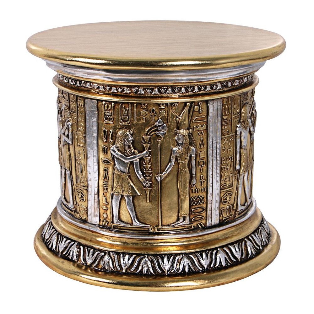 Design Toscano Pharaoh Ramses Temple Statuary Riser Plinth