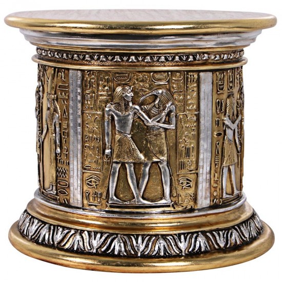 Design Toscano Pharaoh Ramses Temple Statuary Riser Plinth