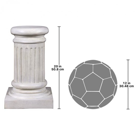 Design Toscano Small Greek Fluted Plinth