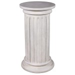 Design Toscano Roman Doric Column Classical Fluted Plinth: Large